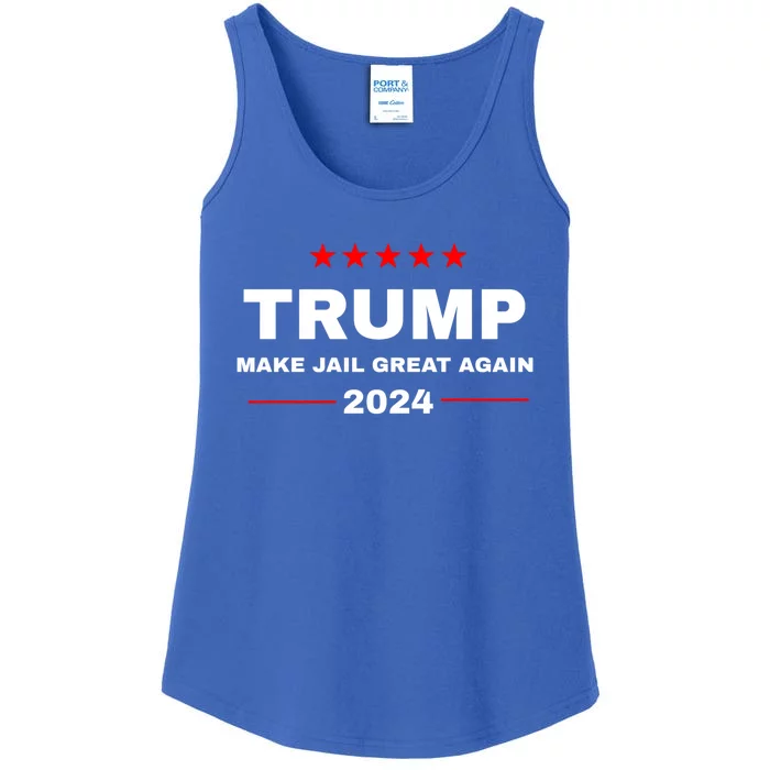 Make Jail Great Again Donald Trump Funny 2024 Election Cute Gift Ladies Essential Tank