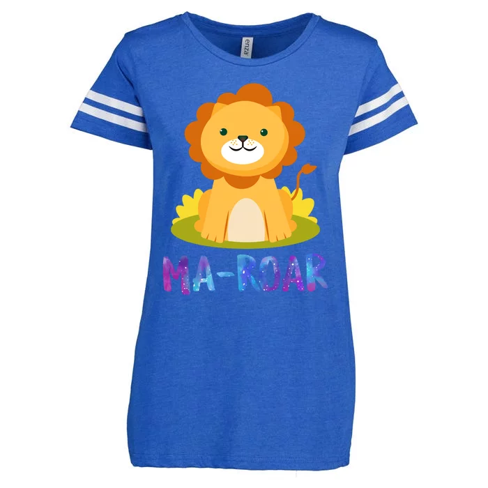 Magiftroar Jewish Holiday Seder Funny Cute Lion Co Meaningful Gift Enza Ladies Jersey Football T-Shirt