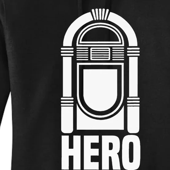 Music Jukebox Hero Gift For Music Karaoke Lover Women's Pullover Hoodie