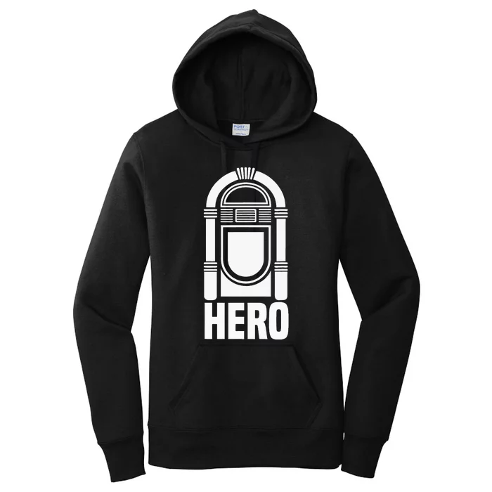 Music Jukebox Hero Gift For Music Karaoke Lover Women's Pullover Hoodie