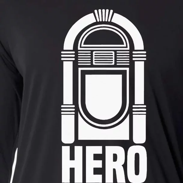 Music Jukebox Hero Gift For Music Karaoke Lover Cooling Performance Long Sleeve Crew