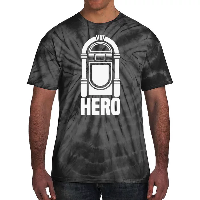 Music Jukebox Hero Gift For Music Karaoke Lover Tie-Dye T-Shirt