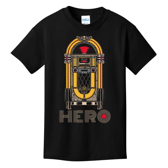 Music Jukebox Hero Music Karaoke Lover Kids T-Shirt