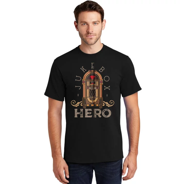 Music Jukebox Hero For Music Karaoke Tall T-Shirt