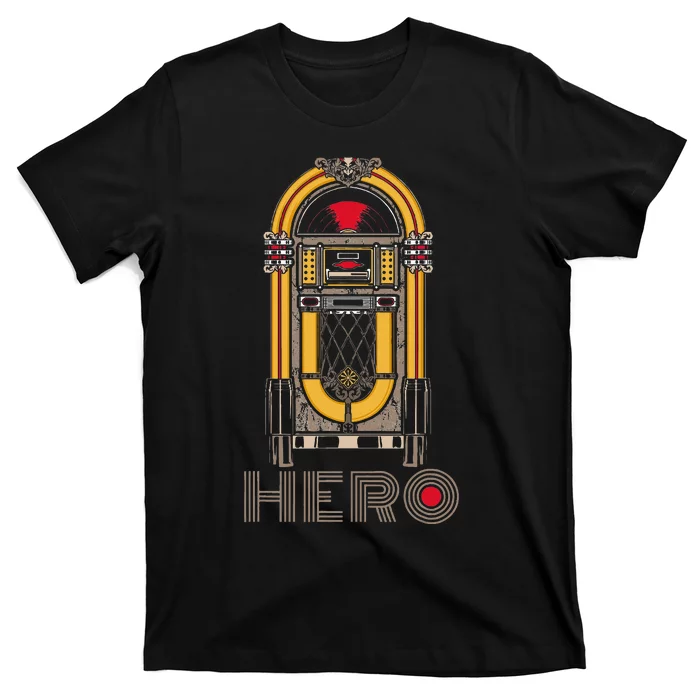 Music Jukebox Hero Music Karaoke Lover T-Shirt