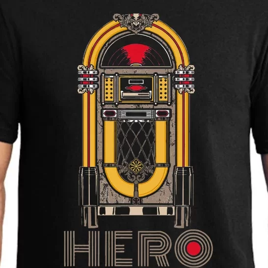 Music Jukebox Hero Music Karaoke Lover Pajama Set