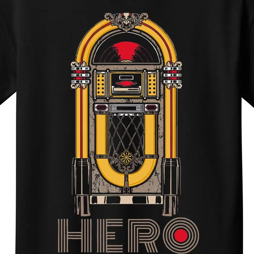 Music Jukebox Hero Music Karaoke Lover Kids T-Shirt