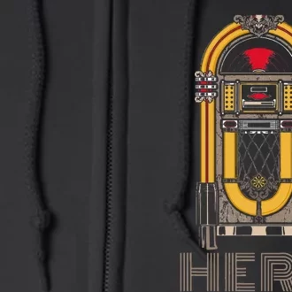 Music Jukebox Hero Music Karaoke Lover Full Zip Hoodie