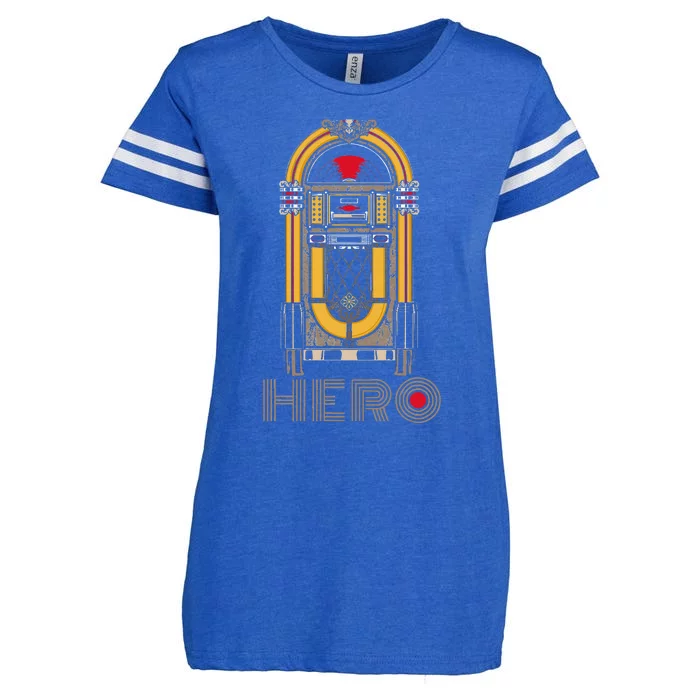 Music Jukebox Hero Music Karaoke Lover Enza Ladies Jersey Football T-Shirt