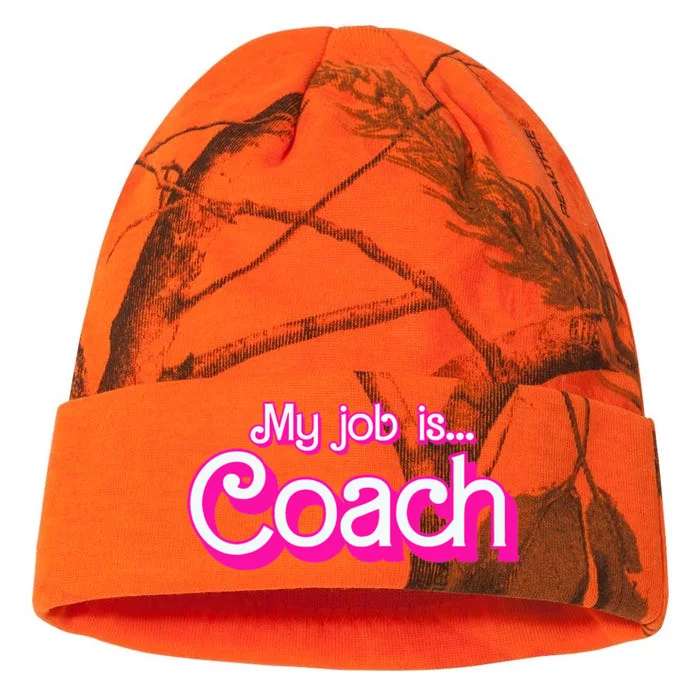 My Job Is Coach Kati - 12in Camo Beanie