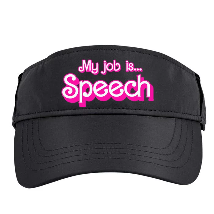 My Job Is Speech Adult Drive Performance Visor