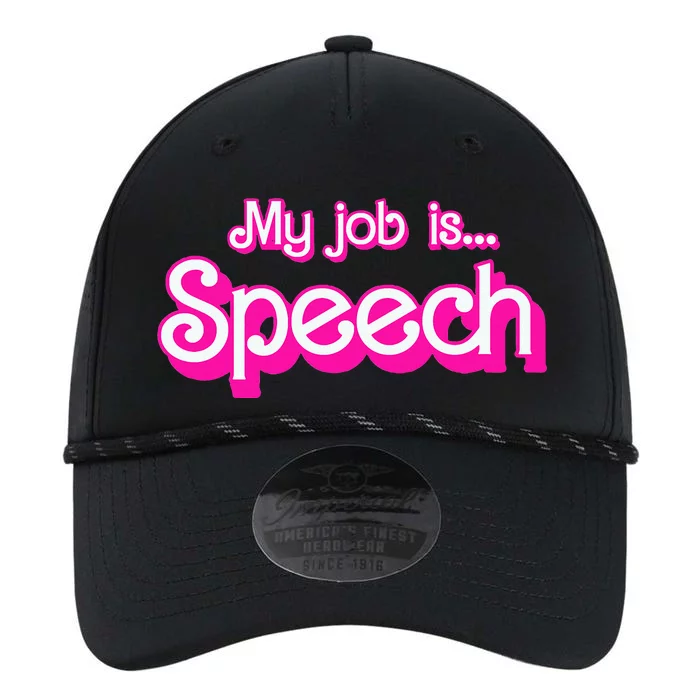 My Job Is Speech Performance The Dyno Cap