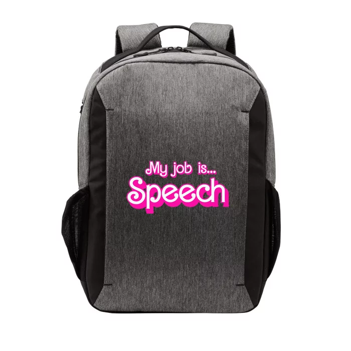 My Job Is Speech Vector Backpack