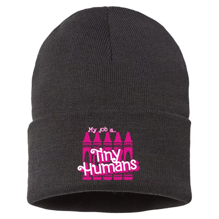 My Job Is Tiny Humans Sustainable Knit Beanie