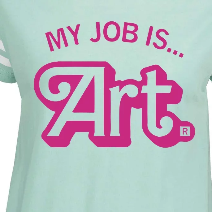 My Job Is Art Enza Ladies Jersey Football T-Shirt