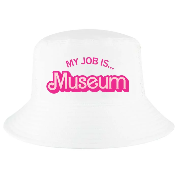 My Job Is Museum Cool Comfort Performance Bucket Hat