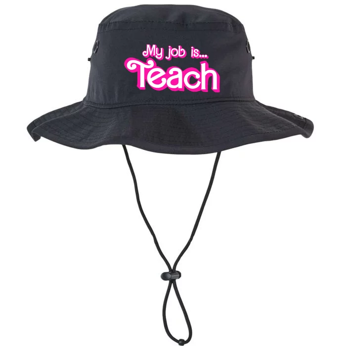 My Job Is Teach Pink Legacy Cool Fit Booney Bucket Hat