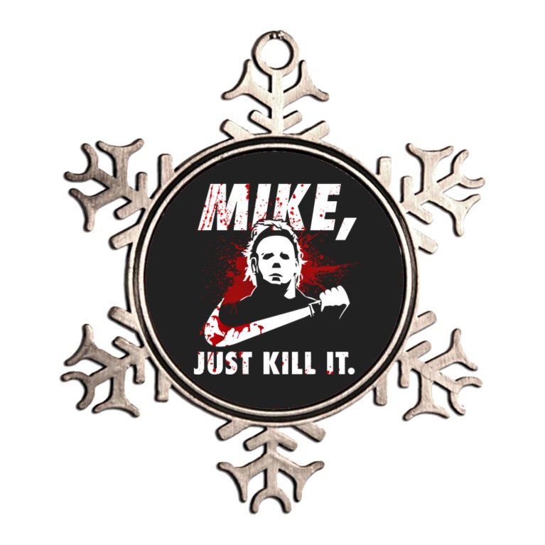 Mike Just Kill It Metallic Star Ornament