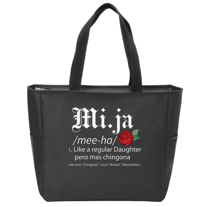 Mi Ja Mee Ha Like A Regular Daughter Per Mas Chingona Zip Tote Bag