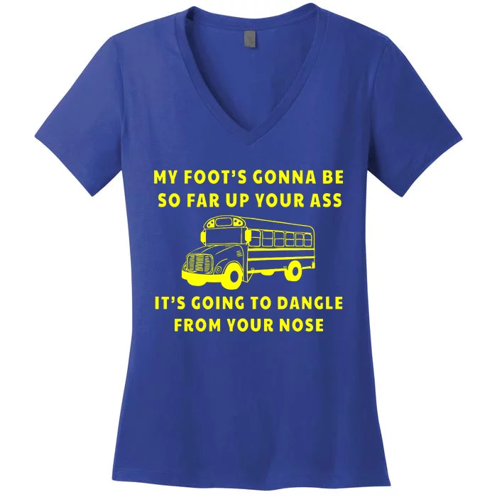 Mistakesonthelake Jackie Miller Bus Driver Women's V-Neck T-Shirt