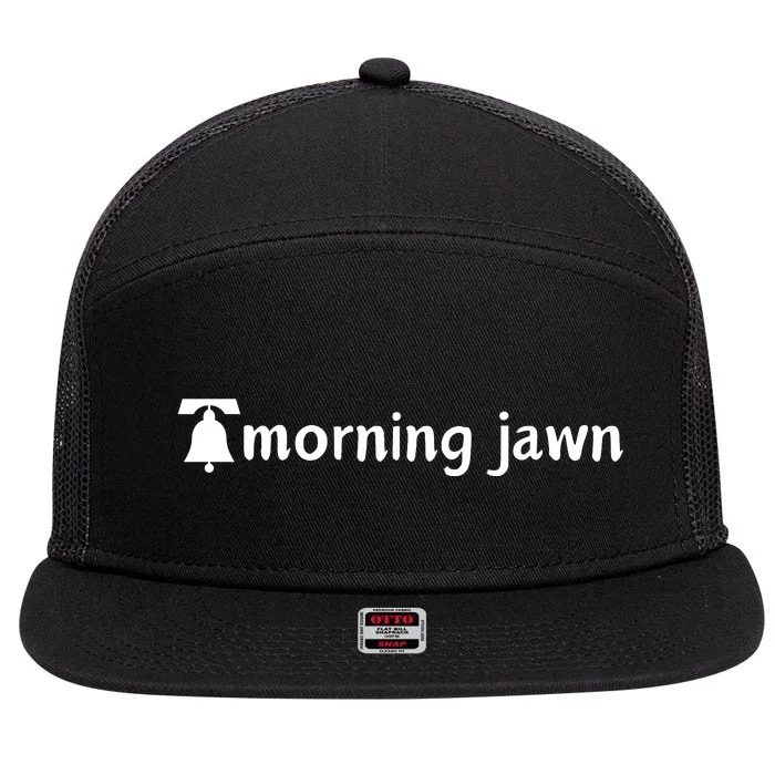 Morning Jawn 7 Panel Mesh Trucker Snapback Hat