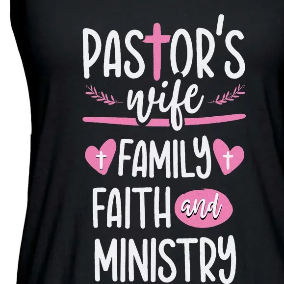 Ministry Jesus PastorS Wife Christian Church Appreciation Ladies Essential Flowy Tank