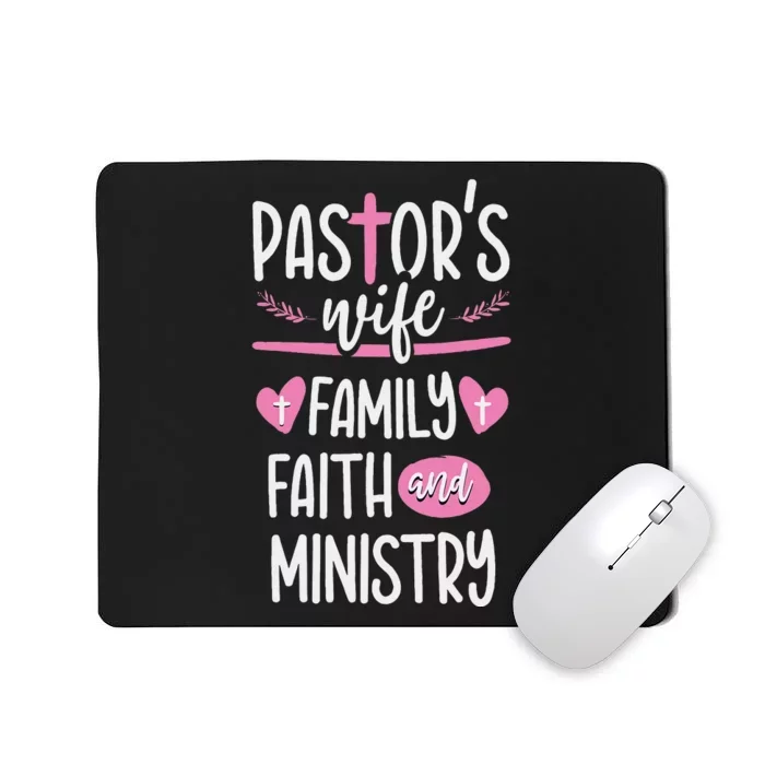 Ministry Jesus PastorS Wife Christian Church Appreciation Mousepad