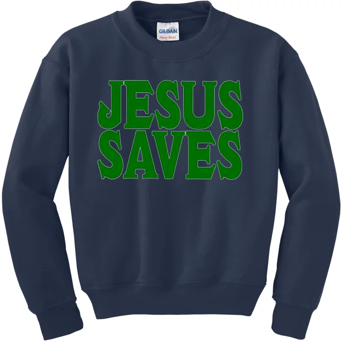 Mall Jesus Saves Kids Sweatshirt