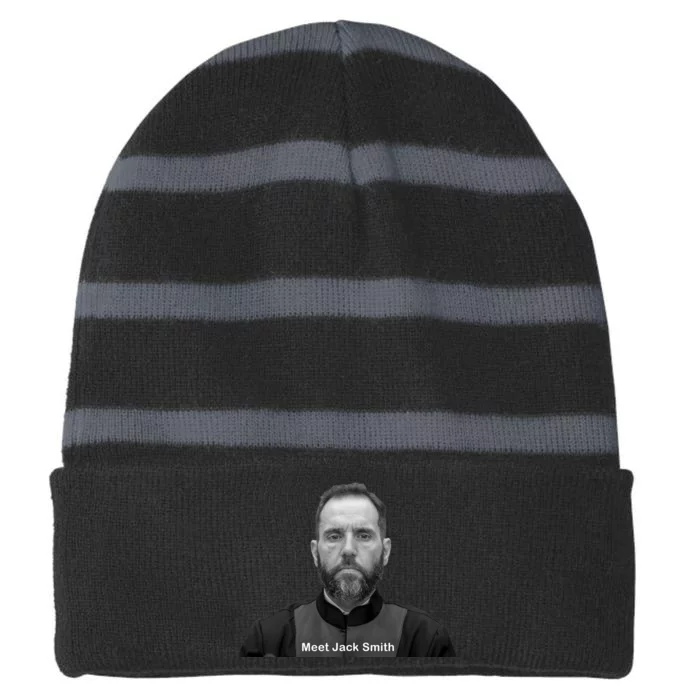 Meet Jack Smith Striped Beanie with Solid Band