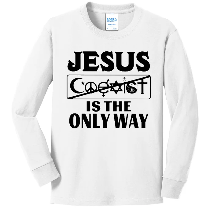 Mall Jesus Saves Kids Long Sleeve Shirt