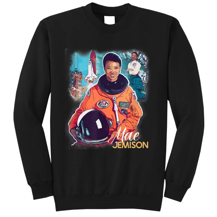 Ms Jemison Tribute Black History Month Future Astronaut Tall Sweatshirt