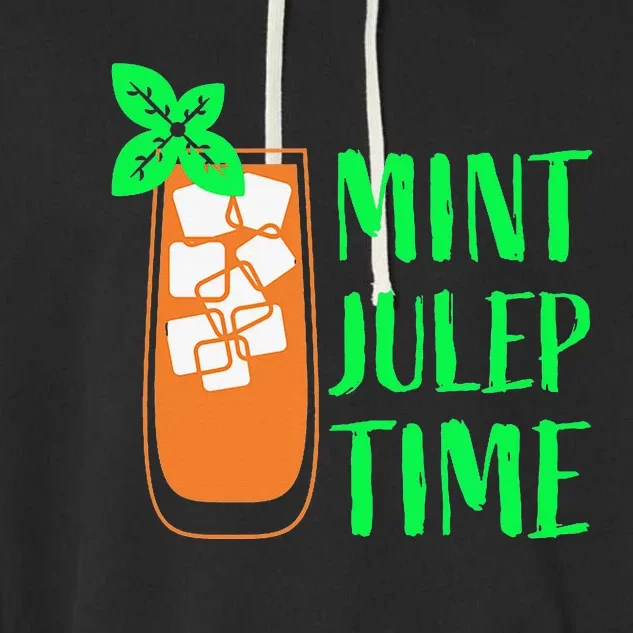 Mint Julep Time Garment-Dyed Fleece Hoodie