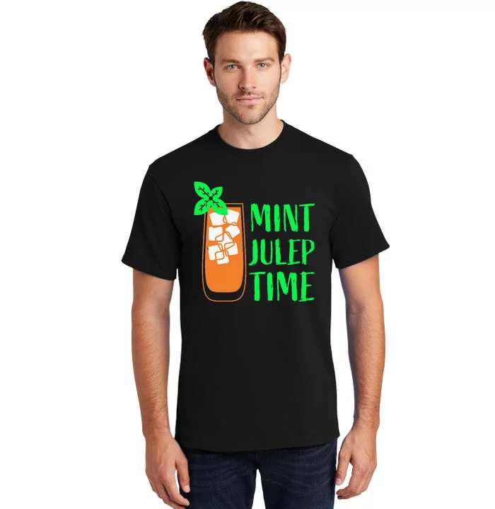 Mint Julep Time Tall T-Shirt