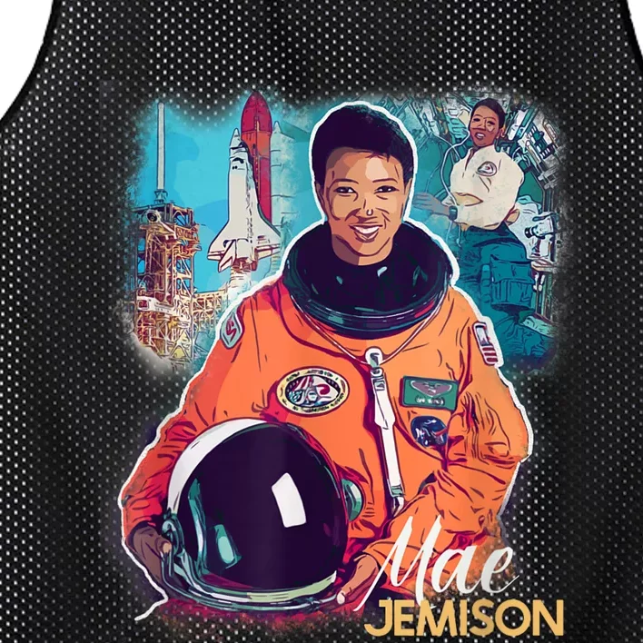 Ms. Jemison Tribute Black History Month Future Astronaut Mesh Reversible Basketball Jersey Tank