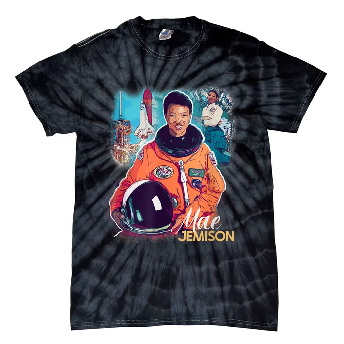 Ms. Jemison Tribute Black History Month Future Astronaut Tie-Dye T-Shirt