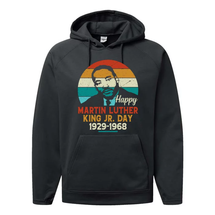 Mlk Jr. Tribute Art Performance Fleece Hoodie