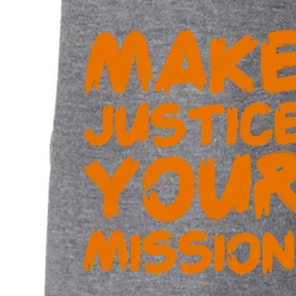 Make Justice Your Mission Funny Lawyer Attorney Tee Gift Doggie 3-End Fleece Hoodie