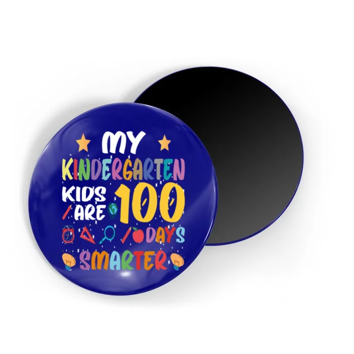 My Kindergarten Are 100 Days Smarter Kinder Teacher Gift Magnet