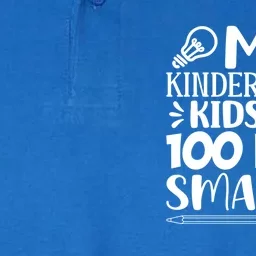 My Kindergarten Are 100 Days Smarter Teacher 100th Day Great Gift Softstyle Adult Sport Polo