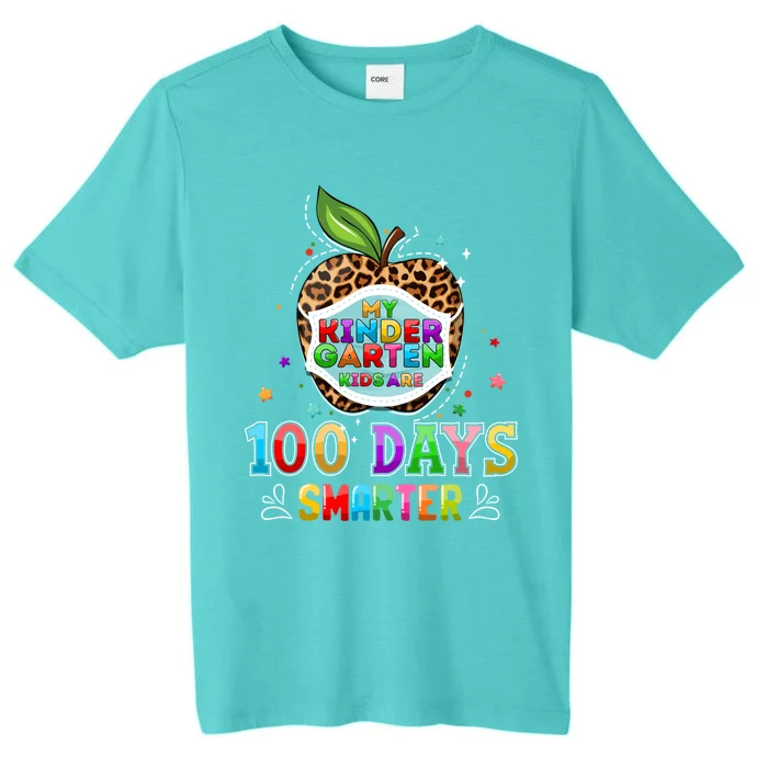 My Kindergarten Are 100 Days Smarter Virtual Teachers Gift ChromaSoft Performance T-Shirt