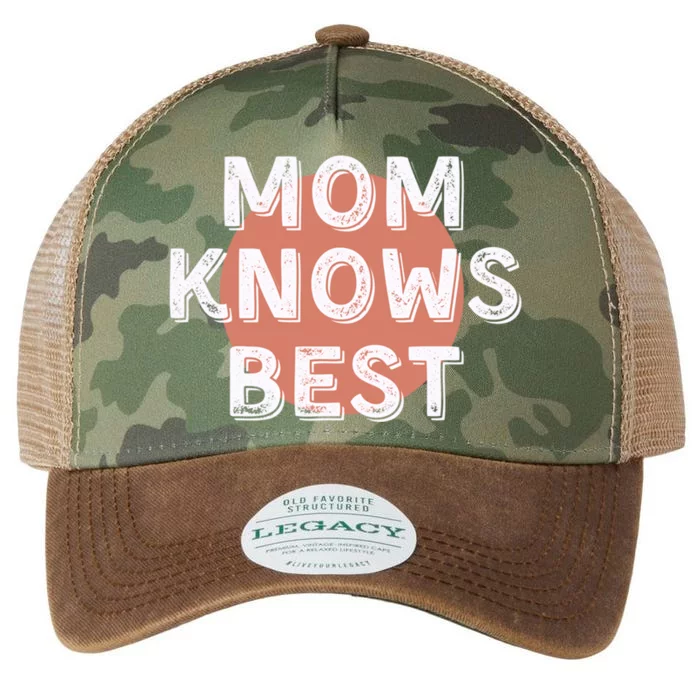 Mom Knows Best Inspirational Saying Mothers Quote Gift Legacy Tie Dye Trucker Hat