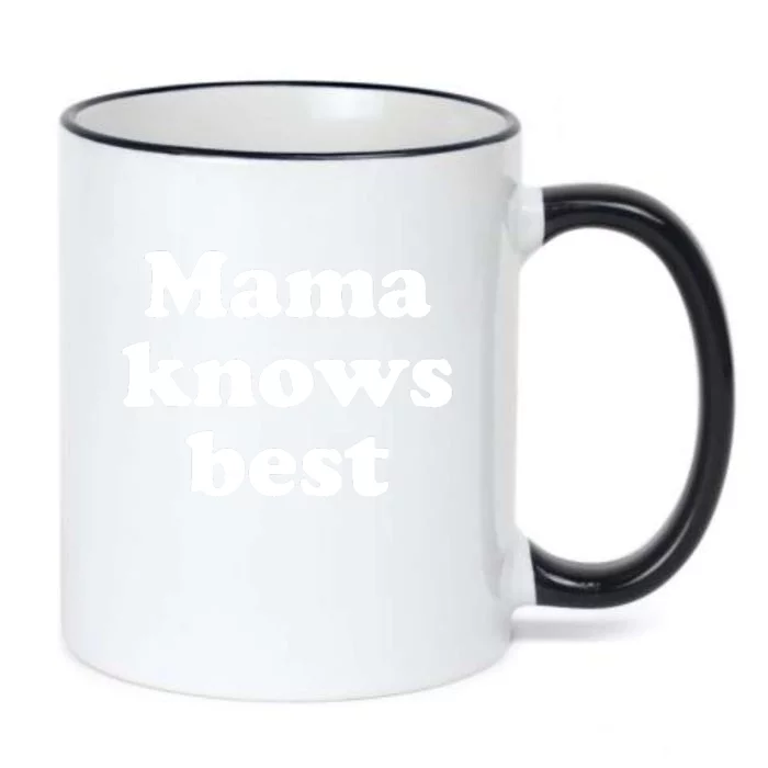 Mama Knows Best ,Mom Life Tough As A Mother Badass Mama Black Color Changing Mug