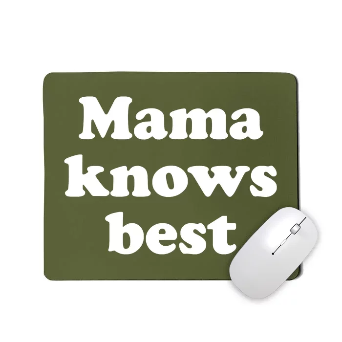 Mama Knows Best ,Mom Life Tough As A Mother Badass Mama Mousepad