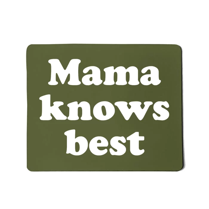 Mama Knows Best ,Mom Life Tough As A Mother Badass Mama Mousepad