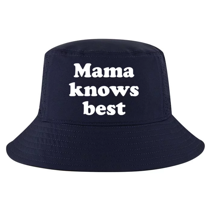 Mama Knows Best ,Mom Life Tough As A Mother Badass Mama Cool Comfort Performance Bucket Hat