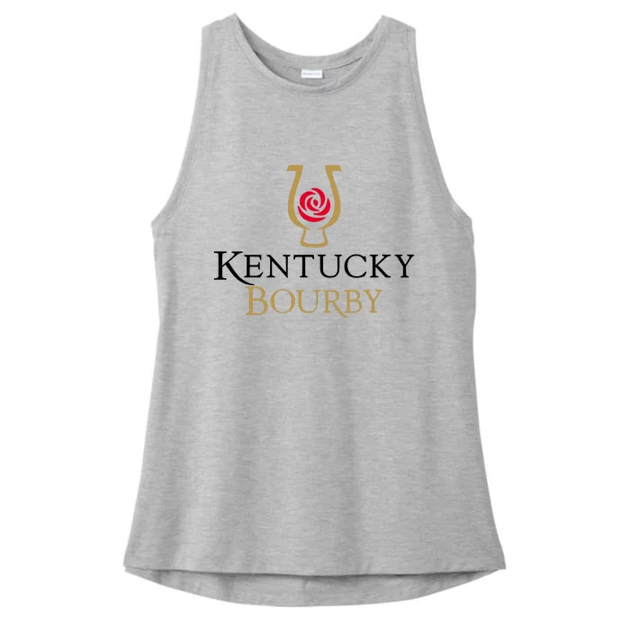 Middleclassfancy Kentucky Bourby Ladies Tri-Blend Wicking Tank