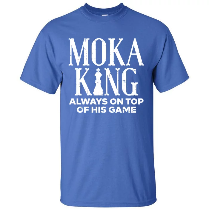 Moka King Black History Pride African American Gift Tall T-Shirt