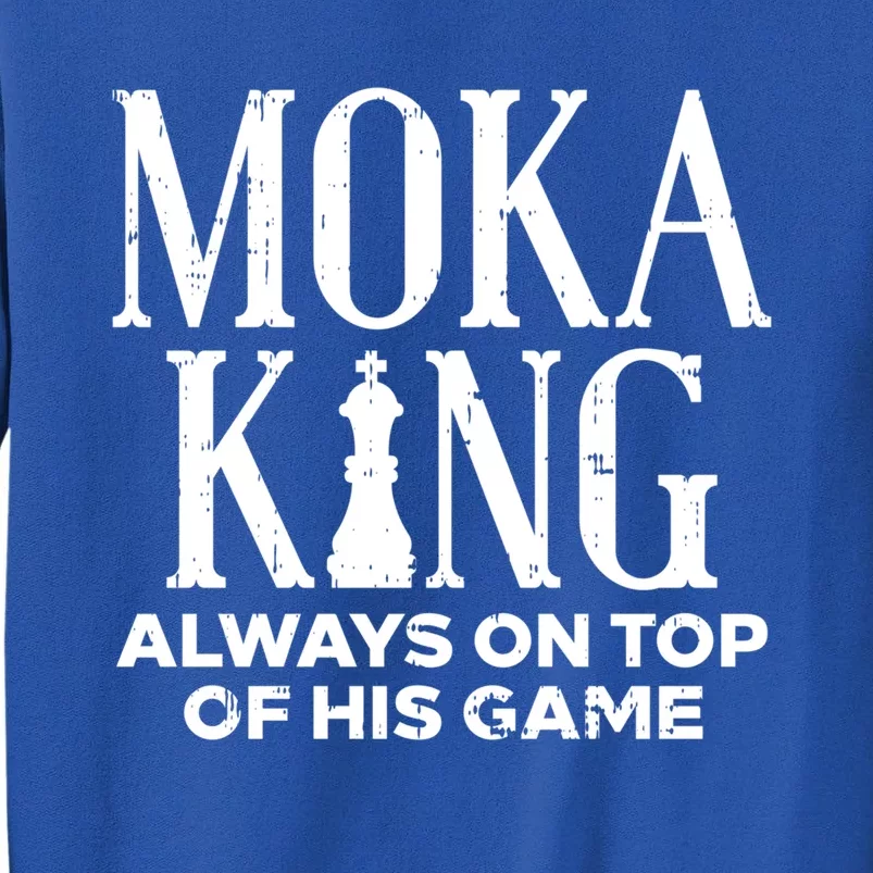 Moka King Black History Pride African American Gift Tall Sweatshirt