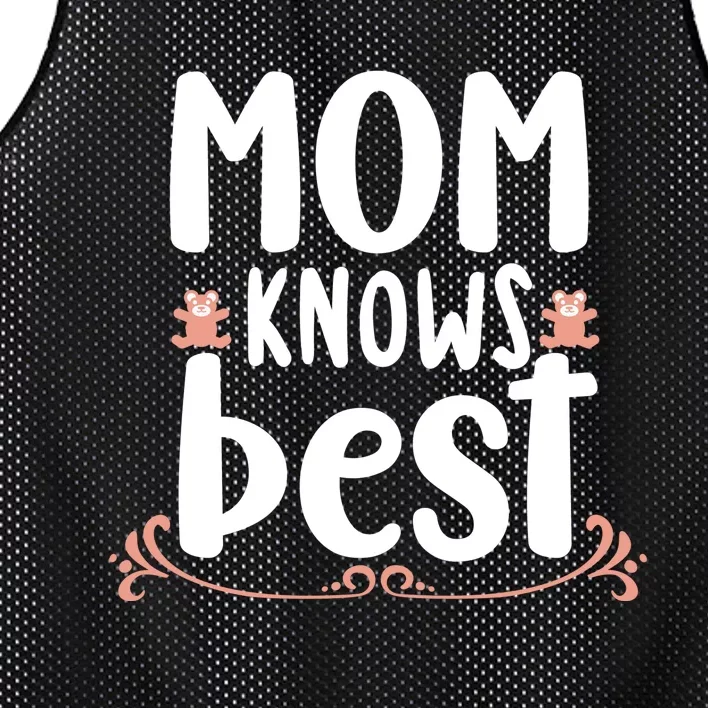 Mom Knows Best Mesh Reversible Basketball Jersey Tank