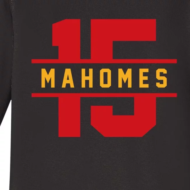 Mahomes Kansas City Playoffs Baby Long Sleeve Bodysuit